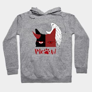 Fallen Angel Meow Hoodie